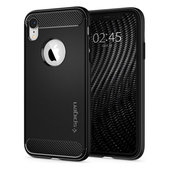Калъф Rugged Armor за iPhone XR, Черно, Black, Spigen