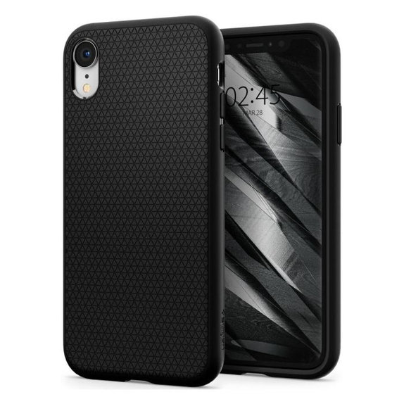 Калъф Liquid Air за iPhone XR, Черно, Black, Spigen