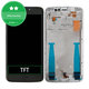 дисплей за Motorola Moto E4 Plus XT1771, Тъчскрийн и рамка, сив, Gray, TFT