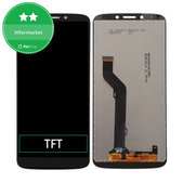 дисплей за Motorola Moto E5 Plus XT1924, Тъчскрийн без рамка, черен, Black, TFT