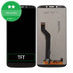 дисплей за Motorola Moto E5 Plus XT1924, Тъчскрийн без рамка, черен, Black, TFT