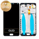 дисплей за Asus Zenfone 4 Max ZC554KL (X00ID), Тъчскрийн и рамка, Deepsea Black, Genuine Service Pack