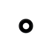 Стъкло за обектив на задната камера с рамка за iPhone XR, черен, Black