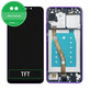 дисплей за Huawei P Smart Plus (Nova 3i), Тъчскрийн и рамка, Iris Purple, TFT