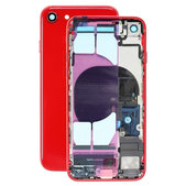 Заден калъф със малки части за iPhone 8, червен, Red
