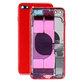 Заден калъф със малки части за iPhone 8 Plus, червен, Red