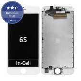Дисплей In-Cell за iPhone 6S, White, Тъчскрийн с рамка, FixPremium