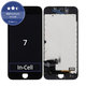 Дисплей In-Cell за iPhone 7, Black, Тъчскрийн с рамка, FixPremium