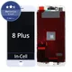 Дисплей In-Cell за iPhone 8 Plus, White, Тъчскрийн с рамка, FixPremium