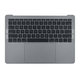 Горна рамка с клавиатура, микрофон, тъчпад и говорители за MacBook Pro 13" A1708 (късна 2016 – средата на 2017), US, Space Gray