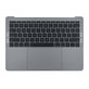 Горна рамка с клавиатура, микрофон, тъчпад и говорители за MacBook Pro 13" A1708 (късна 2016 – средата на 2017), US, Space Gray
