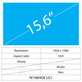 LCD Slim Glossy 40 pin Full HD, 15.6