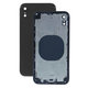 Заден калъф за iPhone XR, черен, Black
