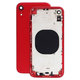 Заден калъф за iPhone XR, червен, Red