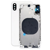 Заден калъф за iPhone XS, Сребро, Silver