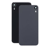 задния капак с обектив на камерата за iPhone XR, черен, Black