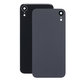 задния капак с обектив на камерата за iPhone XR, черен, Black