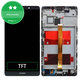 дисплей за Huawei Mate 8, Тъчскрийн и рамка, Space Gray, TFT