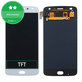 дисплей за Motorola Moto Z2 Play XT1710-09, Тъчскрийн без рамка, бял, White, TFT