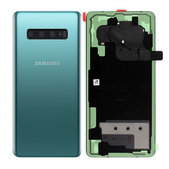 Капак на батерията за Samsung S10 Plus G975F, GH82-18406E, Prism Green, Genuine Service Pack