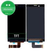 дисплей за Sony Xperia X Compact F5321, Тъчскрийн без рамка, черен, Black, TFT