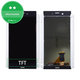 дисплей за Sony Xperia XZ F8331, Тъчскрийн без рамка, черен, Black, TFT