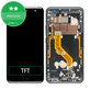 дисплей за HTC U11, Тъчскрийн и рамка, черен, Black, TFT