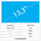 LCD Slim Matte 40 pin HD+, 13.3