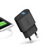 10W заряден адаптер 2x USB, Черно, Black, SBS