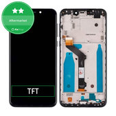 дисплей за Motorola One (P30 Play), Тъчскрийн и рамка, черен, Black, TFT