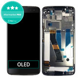 дисплей OLED за Blackberry DTEK60, Тъчскрийн и рамка, черен, Black