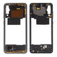 Средна рамка за Samsung A70 A705F, GH97-23258A, GH97-23445A, черен, Black, Genuine Service Pack