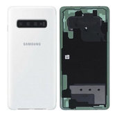 Капак на батерията за Samsung S10 Plus G975F, GH82-18867B, Ceramic White, Genuine Service Pack