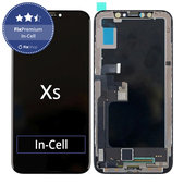 Дисплей In-Cell за iPhone XS, Тъчскрийн с рамка, FixPremium