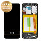 дисплей за Samsung A20e A202F, Тъчскрийн и рамка, GH82-20229A, GH82-20186A, черен, Black, Genuine Service Pack