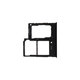 SIM държач за Samsung A20e A202F, черен, Black, GH98-44377A, Genuine Service Pack