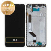 дисплей за Xiaomi Redmi Note 7, Тъчскрийн и рамка, 5606100920C7, 560610100033, 560610125033, Space Black, Genuine Service Pack