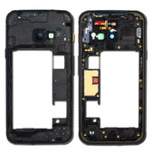 Средна рамка за Samsung Xcover 4s G398F, GH98-44218A, черен, Black, Genuine Service Pack