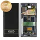 дисплей за Samsung Note 10 Plus, Тъчскрийн и рамка, GH82-20838A, G82-20900A, Aura Black, Genuine Service Pack
