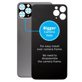 задния капак с голям отвор за камера за iPhone 11 Pro Max, Space Gray