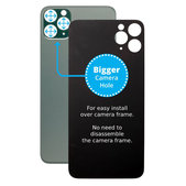 задния капак с голям отвор за камера за iPhone 11 Pro Max, зелен, Green