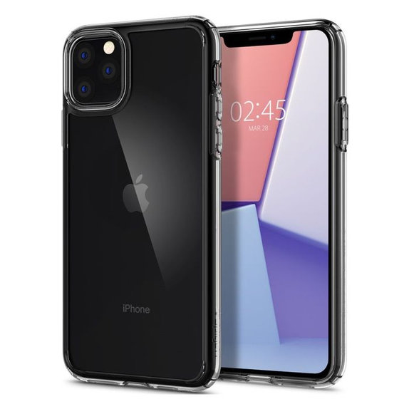 Калъф Ultra Hybrid за iPhone 11 Pro Max, Прозрачен, Transparent, Spigen