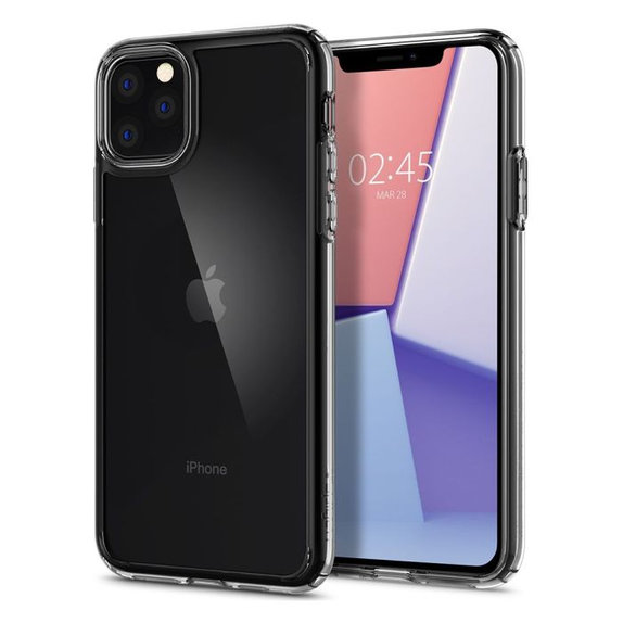 Калъф Ultra Hybrid за iPhone 11 Pro, Прозрачен, Transparent, Spigen