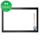тъчскрийн за Lenovo Tab 4 10 TB-X304, черен, Black