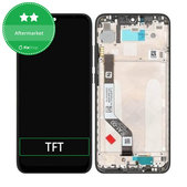 дисплей за Xiaomi Redmi Note 7, Тъчскрийн и рамка, черен, Black, TFT