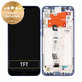дисплей за Xiaomi Redmi Note 8T, Тъчскрийн и рамка, 5600030C3X00, Starscape Blue, Genuine Service Pack