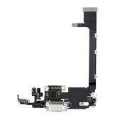 Конектор за зареждане с гъвкав кабел за iPhone 11 Pro Max, Сребро, Silver