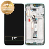 дисплей за Xiaomi Redmi Note 8 Pro, Тъчскрийн и рамка, 56000400G700, 56000C00G700, Forest Green, Genuine Service Pack