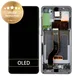 дисплей за Samsung S20 Plus G985F, Тъчскрийн и рамка, GH82-22134E, GH82-22145E, Cosmic Gray, Genuine Service Pack