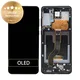 дисплей за Samsung S20 Plus G985F, Тъчскрийн и рамка, GH82-22134A, GH82-22145A, GH82-31441A, Cosmic Black, Genuine Service Pack